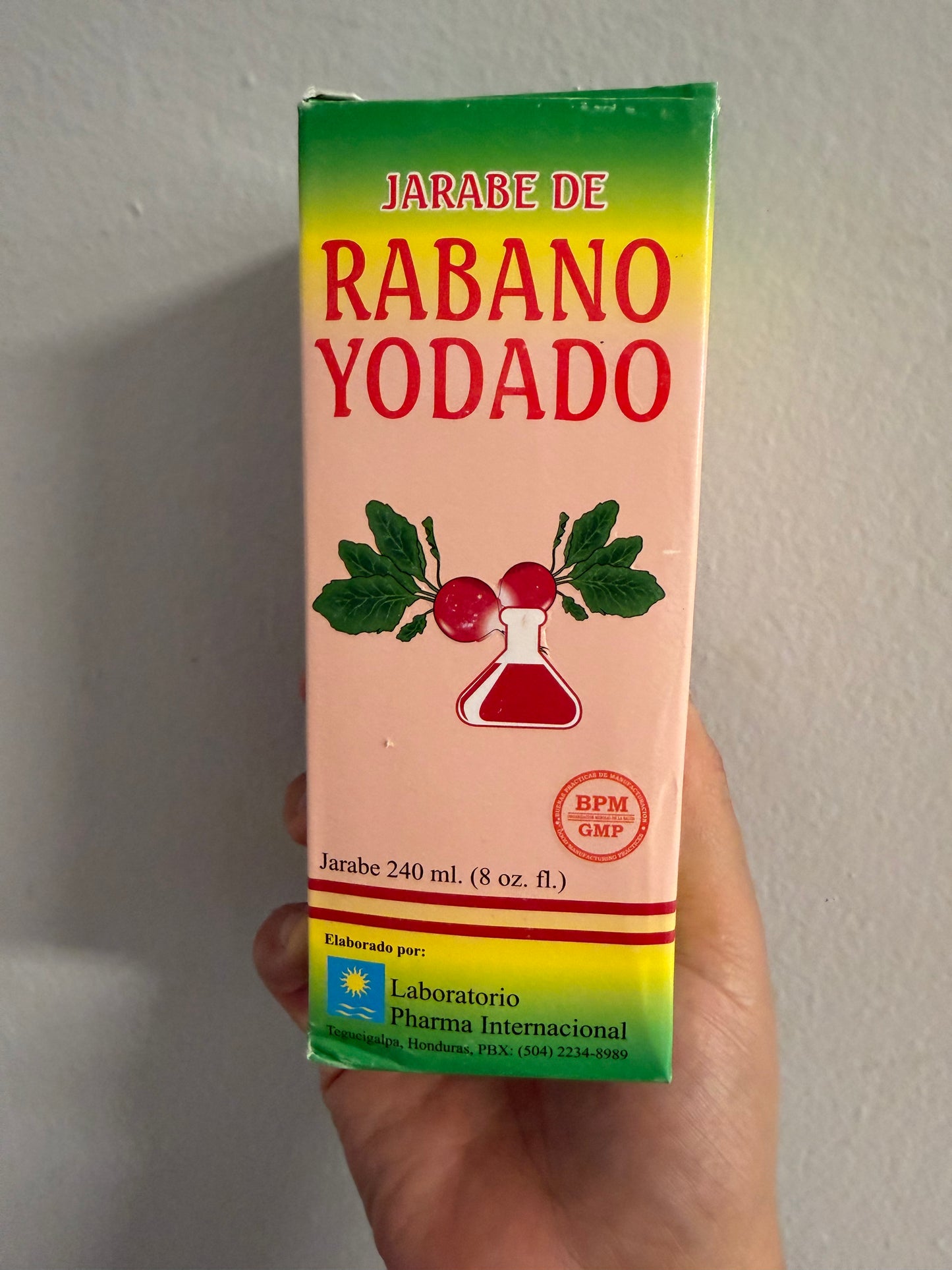 Rábano yodado