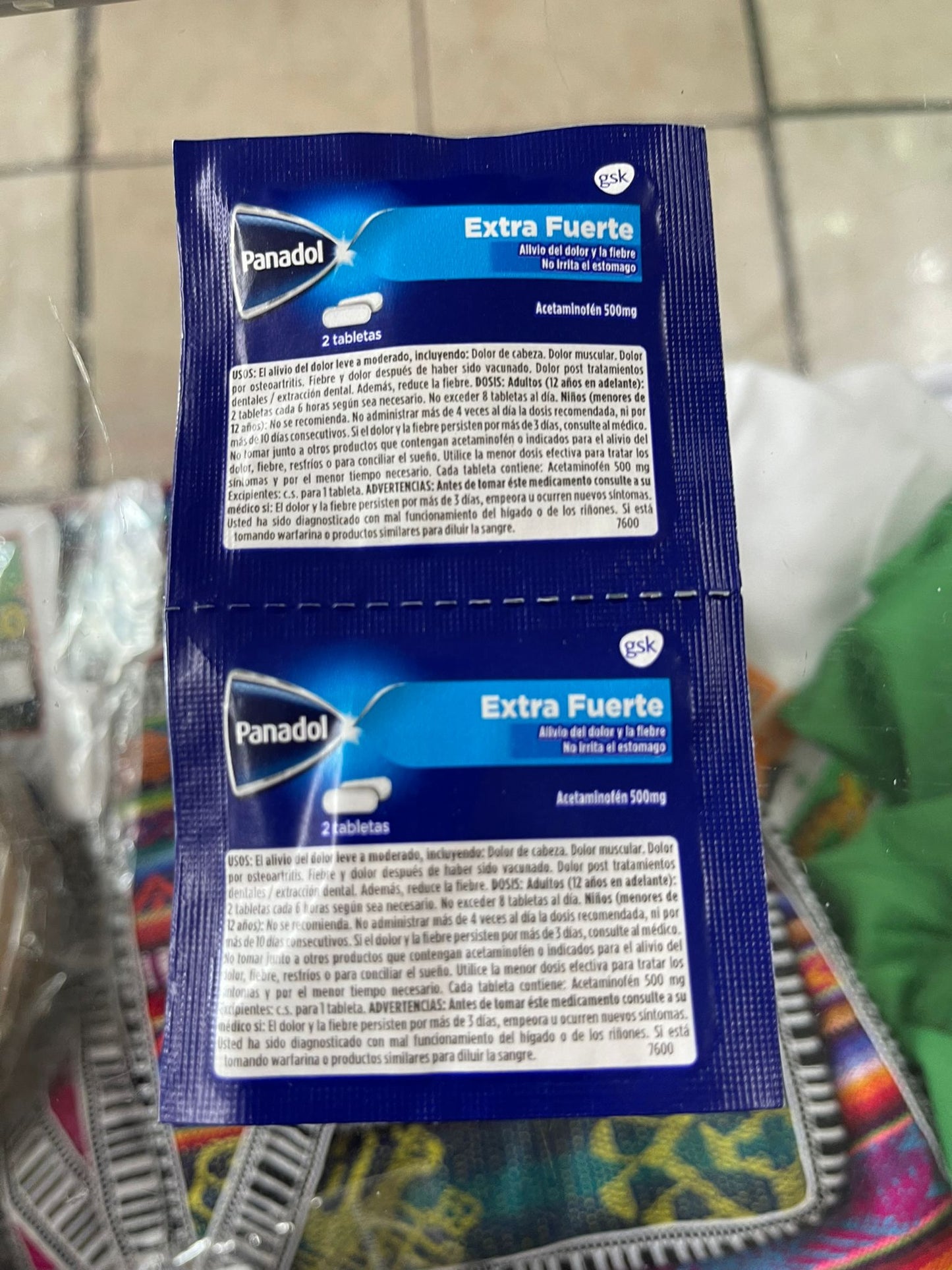 Panadol extra fuerte