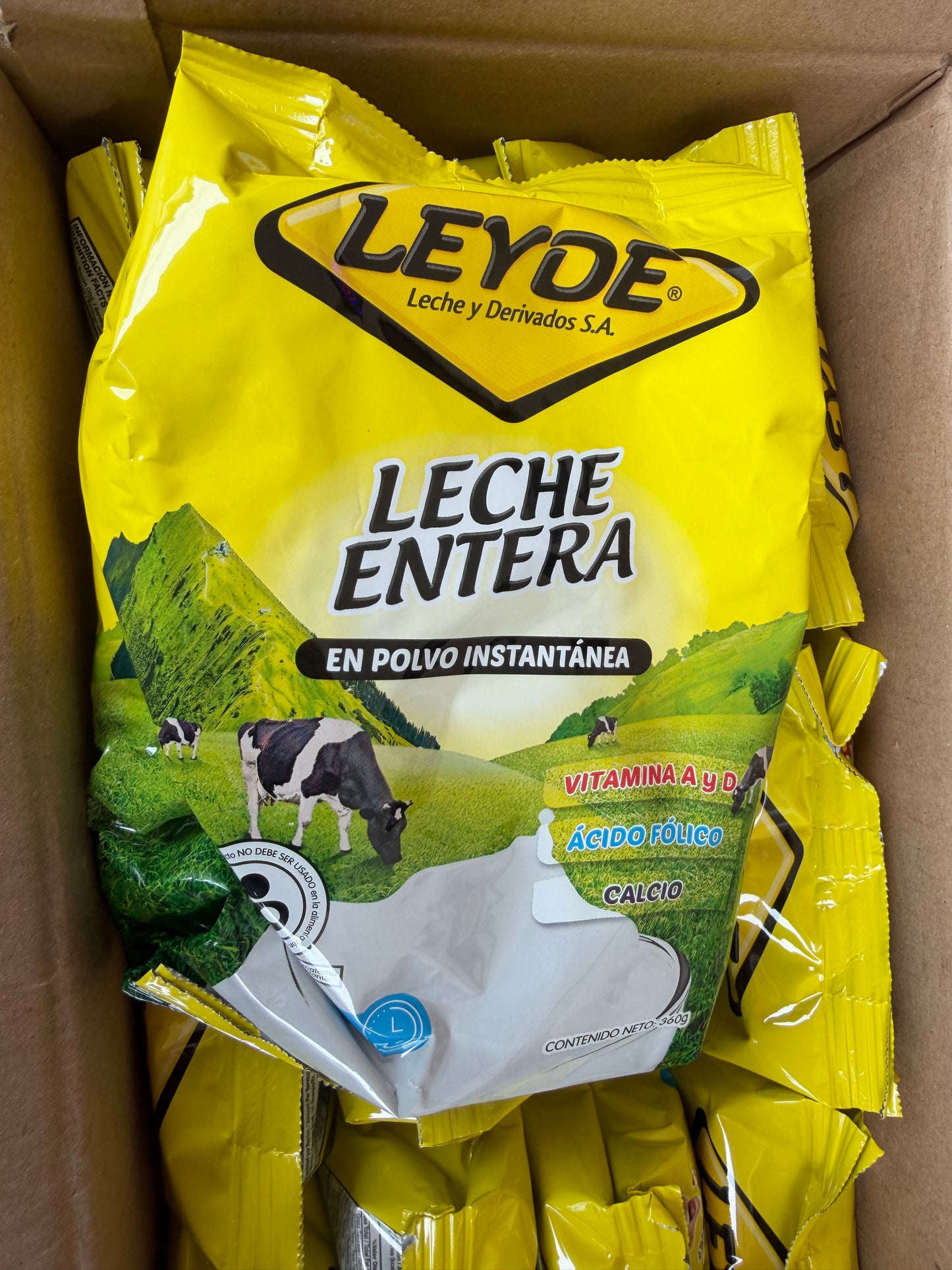 Leche leyde en polvo