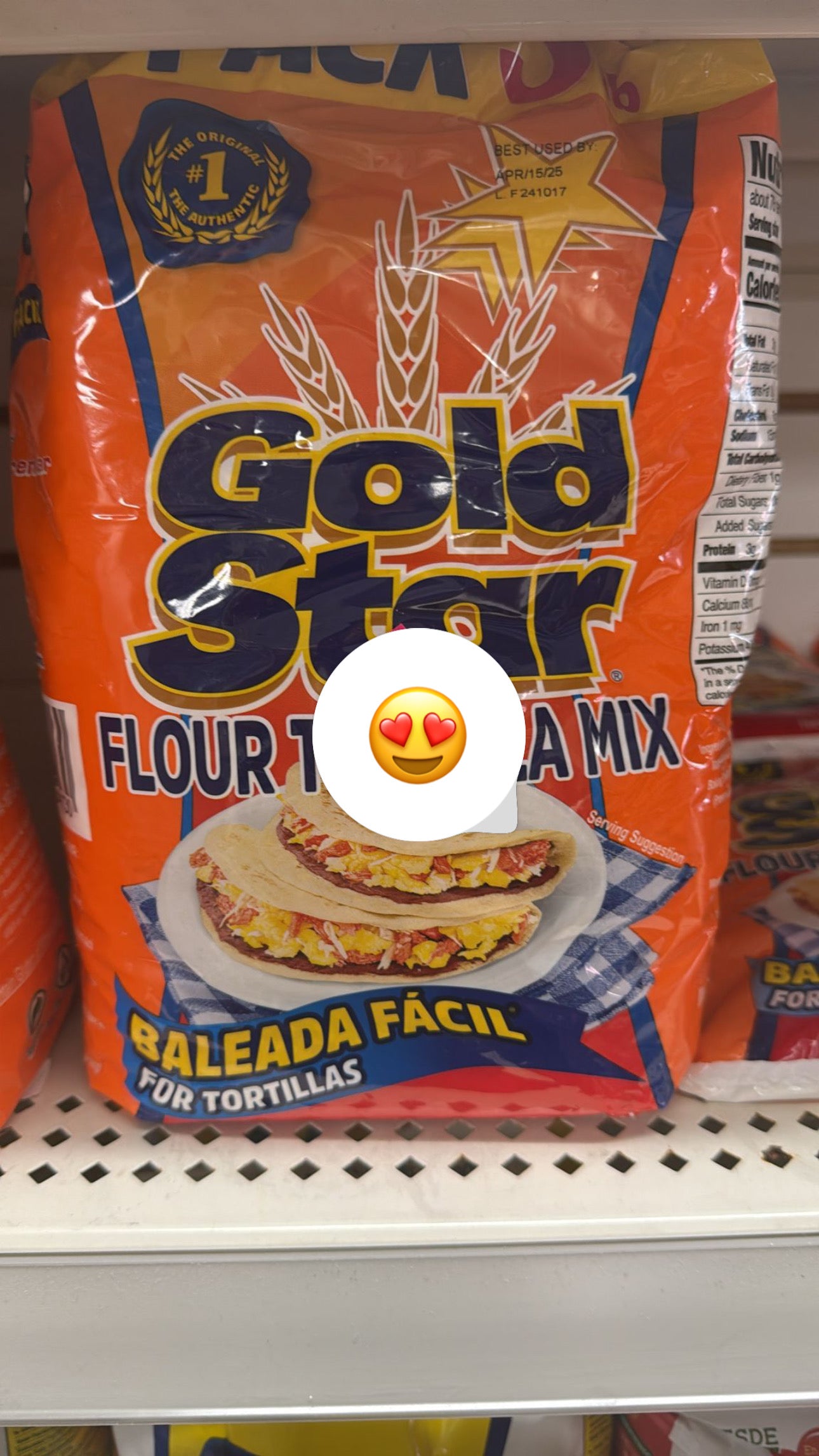 Harina Gold Star preparada