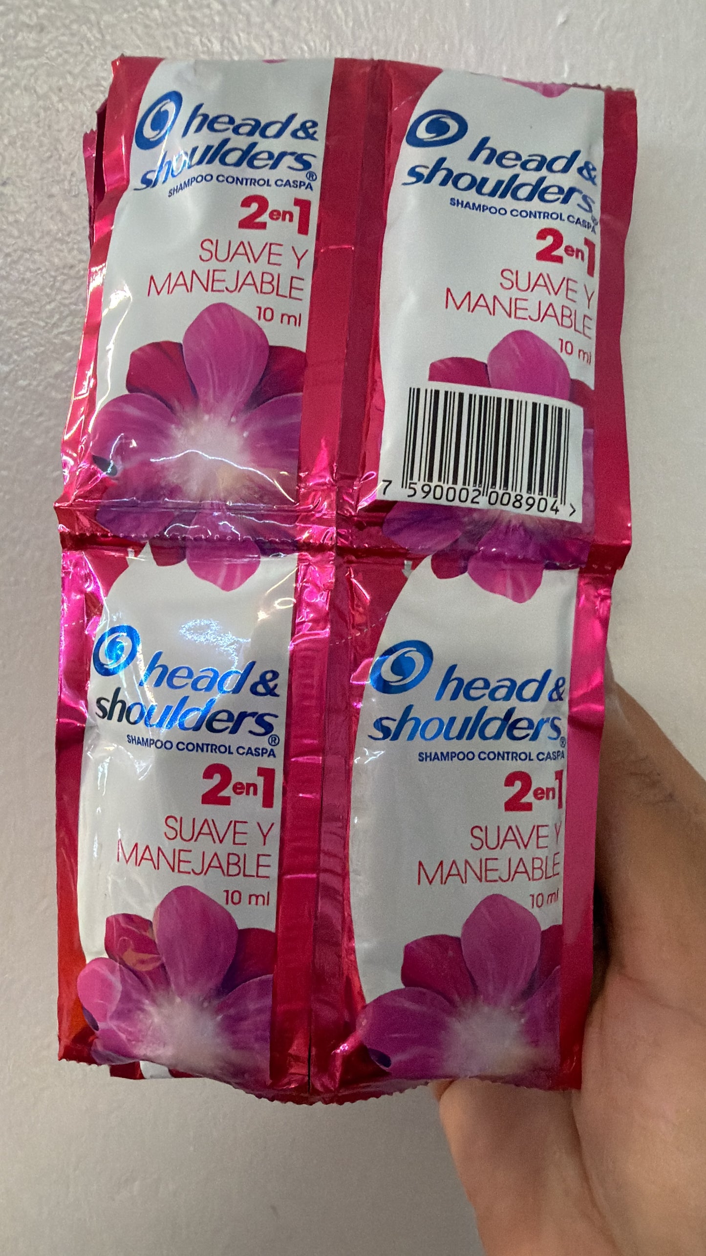 Shampoo head y shoulders 24 unidades